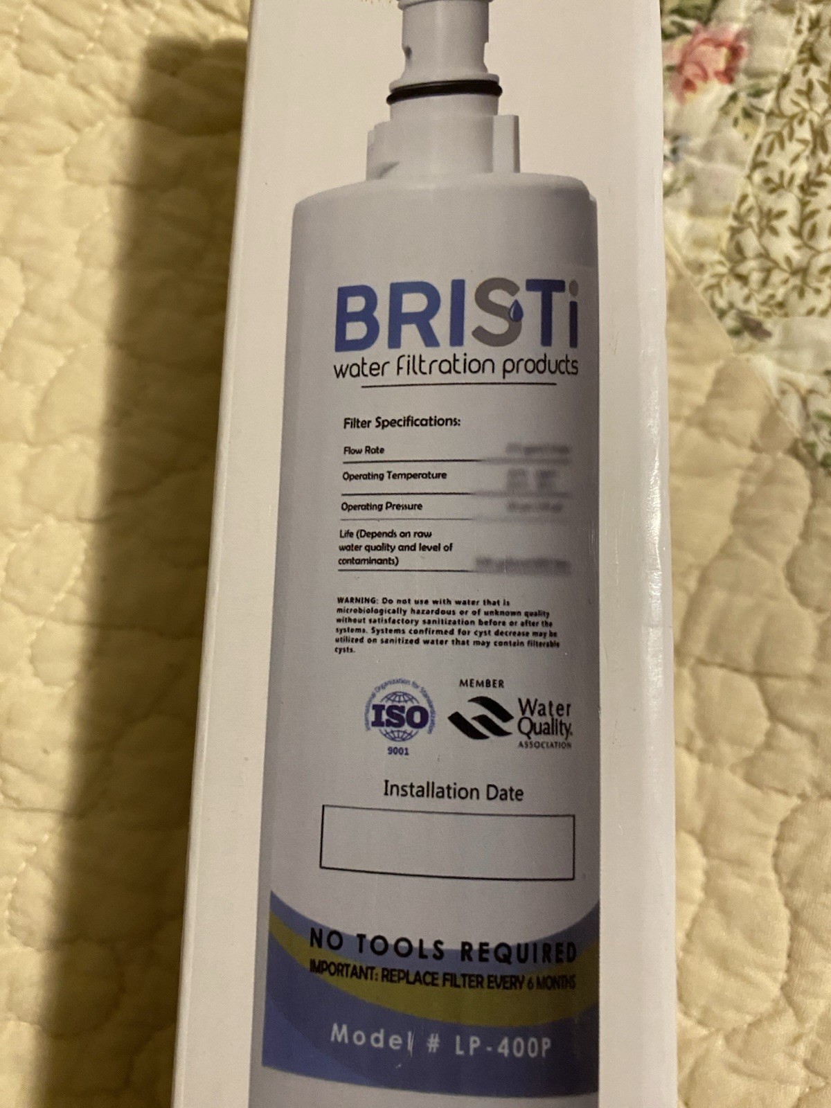 Bristi Water Filtration Products LP-400P 300 Gal.