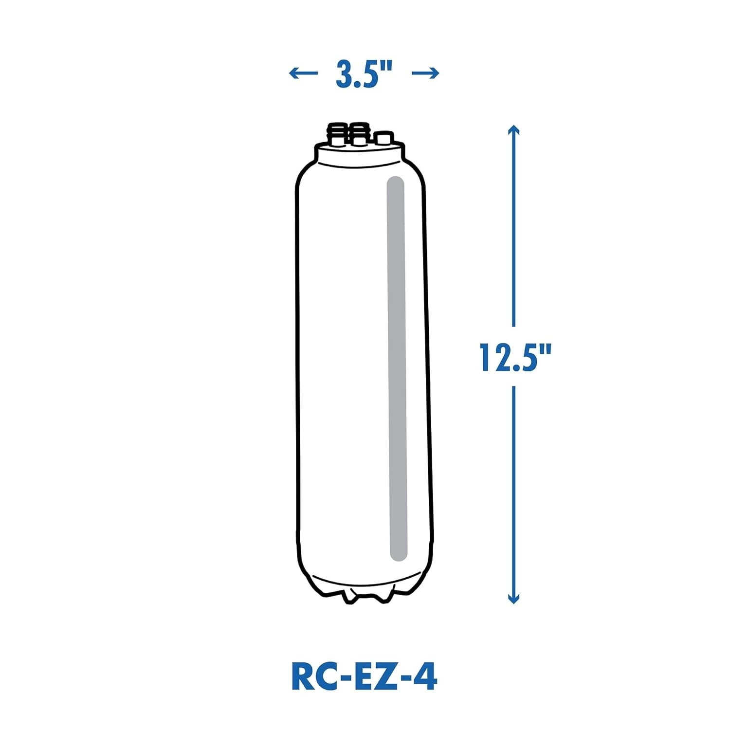 RC-EZ-4 Water Filtration Replacement Cartridge for Under-Sink, Refrigerator,…