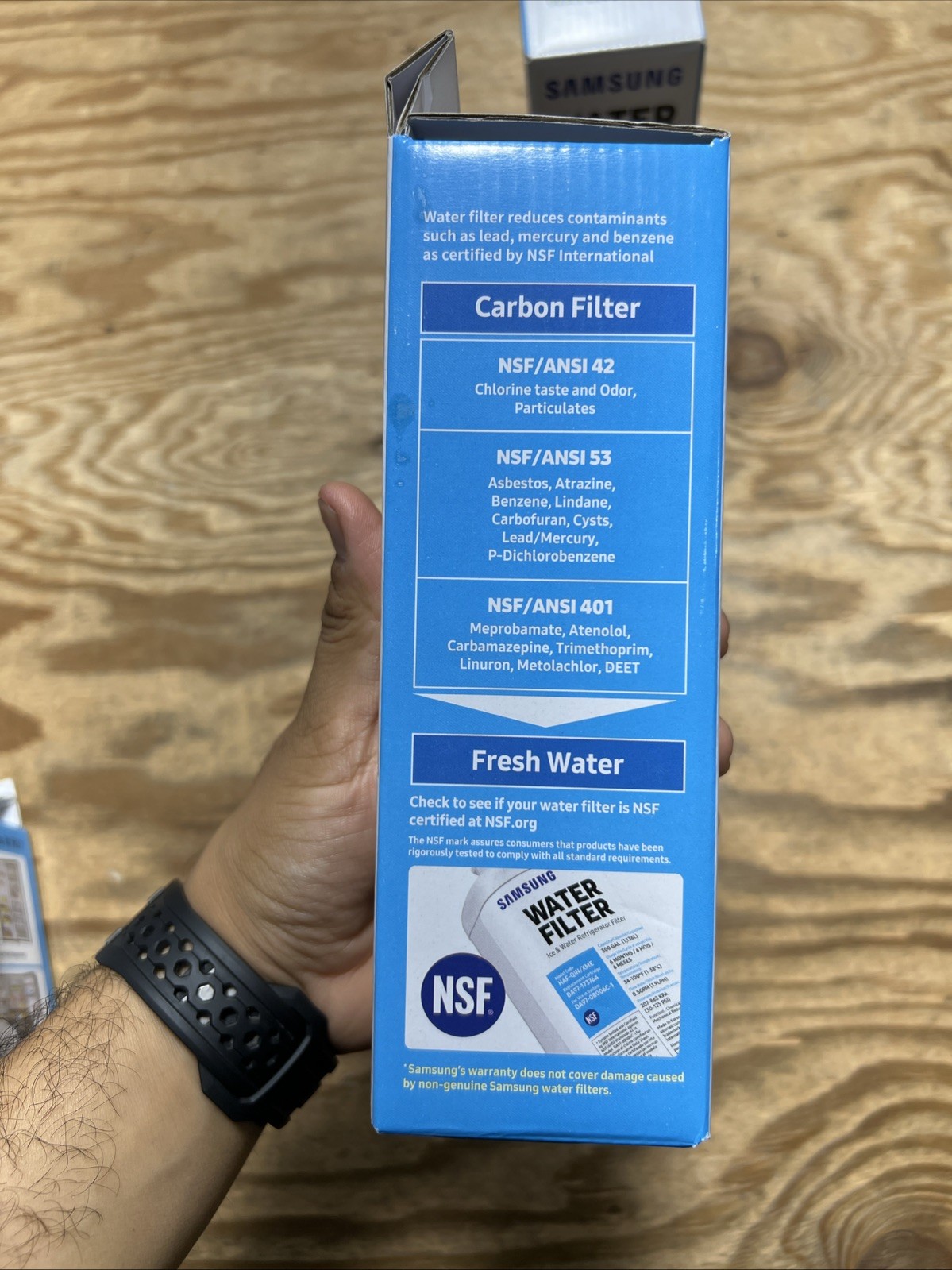 2x Samsung Genuine DA97-17376B Refrigerator Water Filter DA97-08006C HAF-QIN EXP