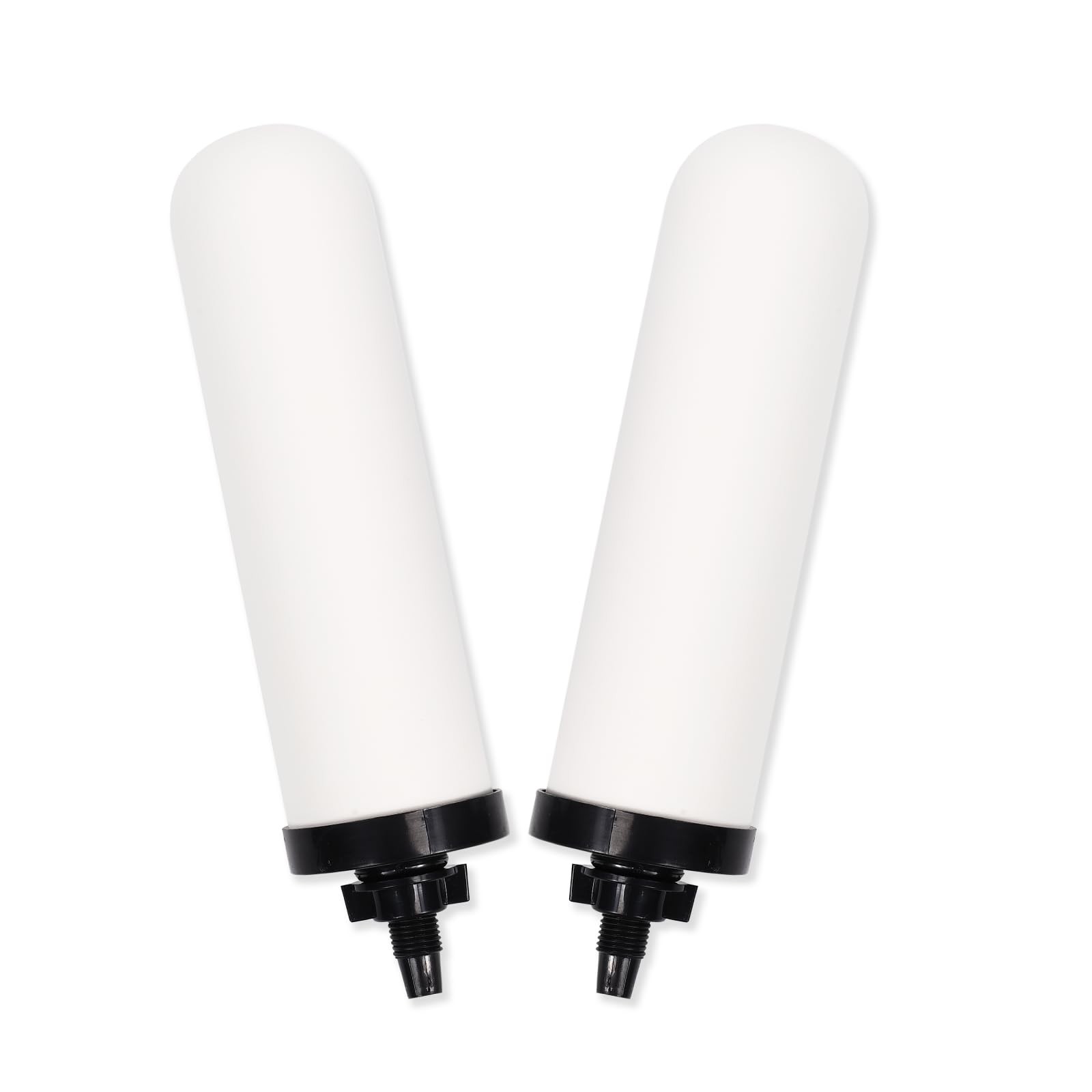 2 Pack 7in Ceramic Water Filter Candle Activated Carbon Gravity Filter System