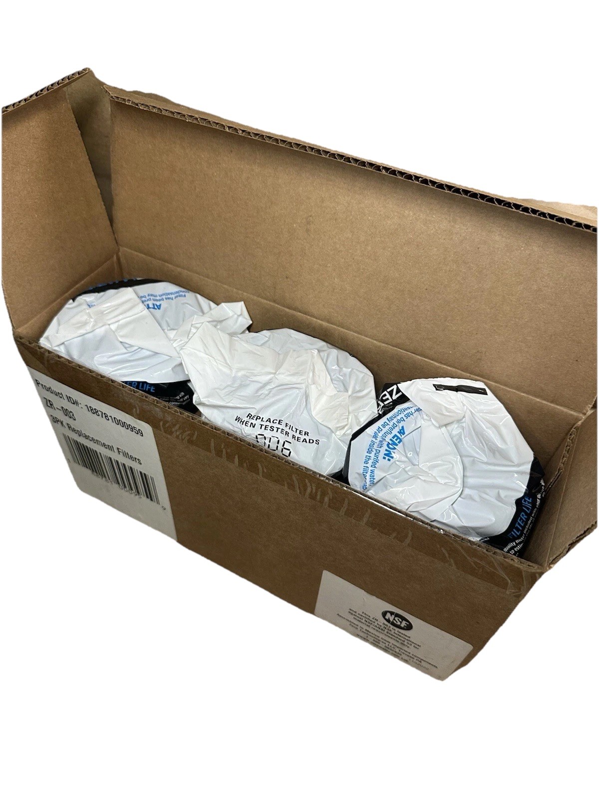 ZeroWater Official 5-Stage 0 TDS Replacement Filter IAPMO Certified, 3-Pack