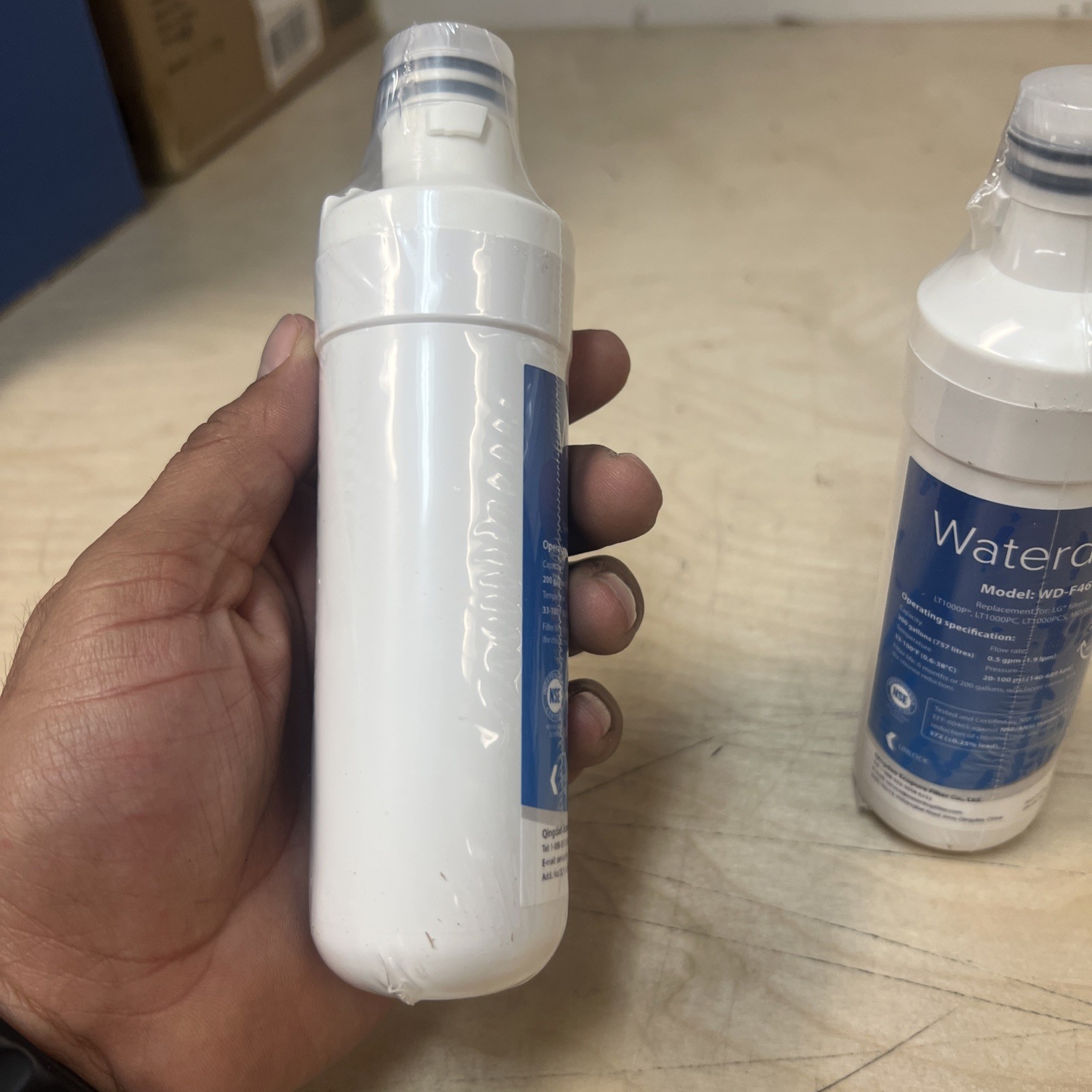 2 Pack Waterdrop Replacement Refrigerator Water Filter WD-F46
