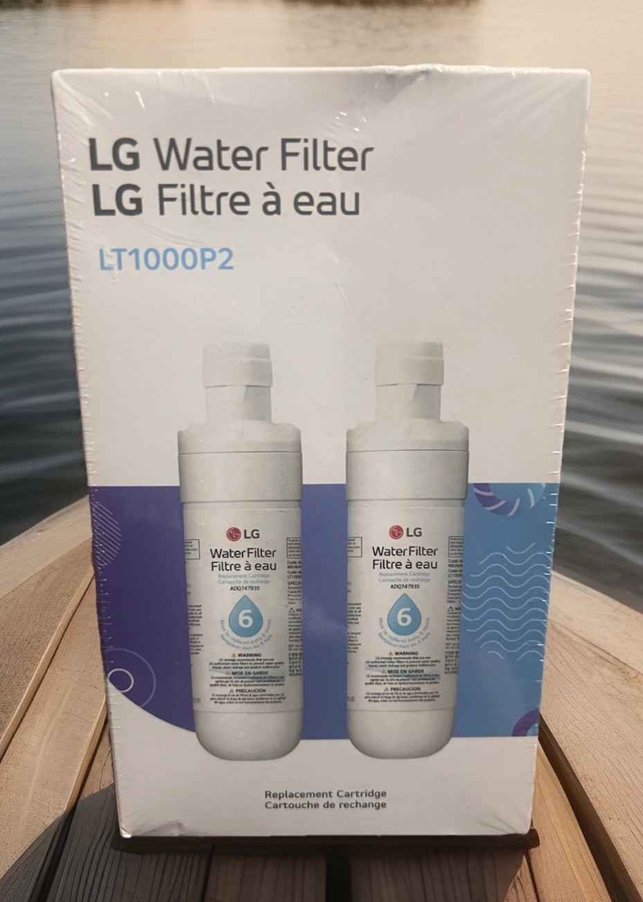 NEW LG LT1000P2 6-Month 200 Gallon Refrigerator Replacement Water Filter 2 Pack