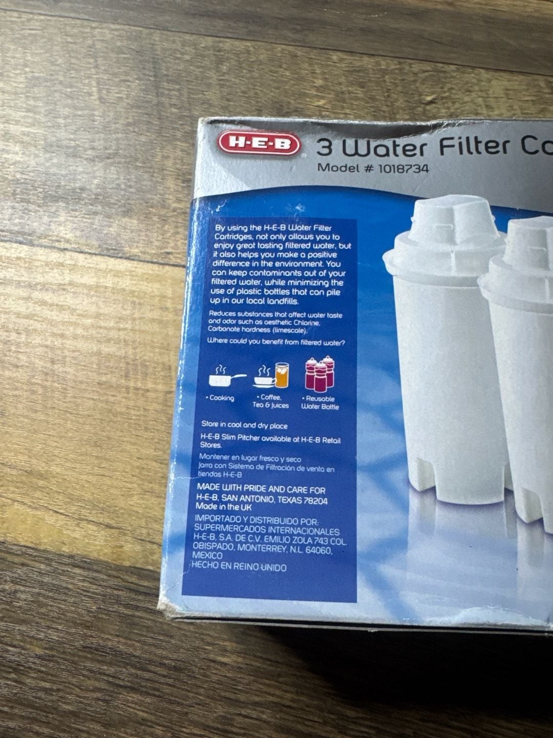 H-E-B 3-Count Water Filter Cartridges for Brita and PUR Pitchers