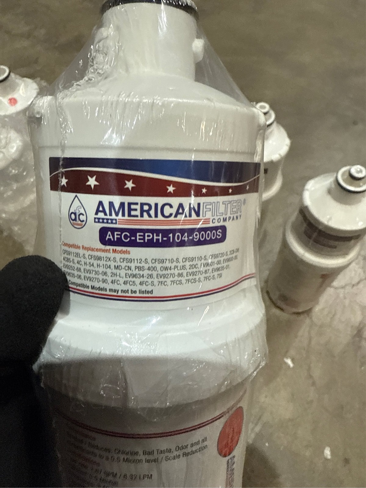 American Filter AFC-EPH-104-9000S Water Filters 3-Pack