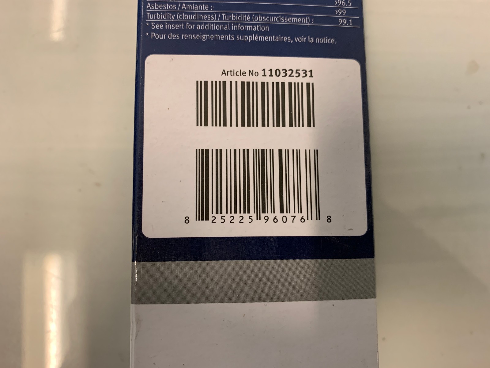 Bosch UltraClarity Pro Refrigerator Water Filter 11032531 Genuine OEM