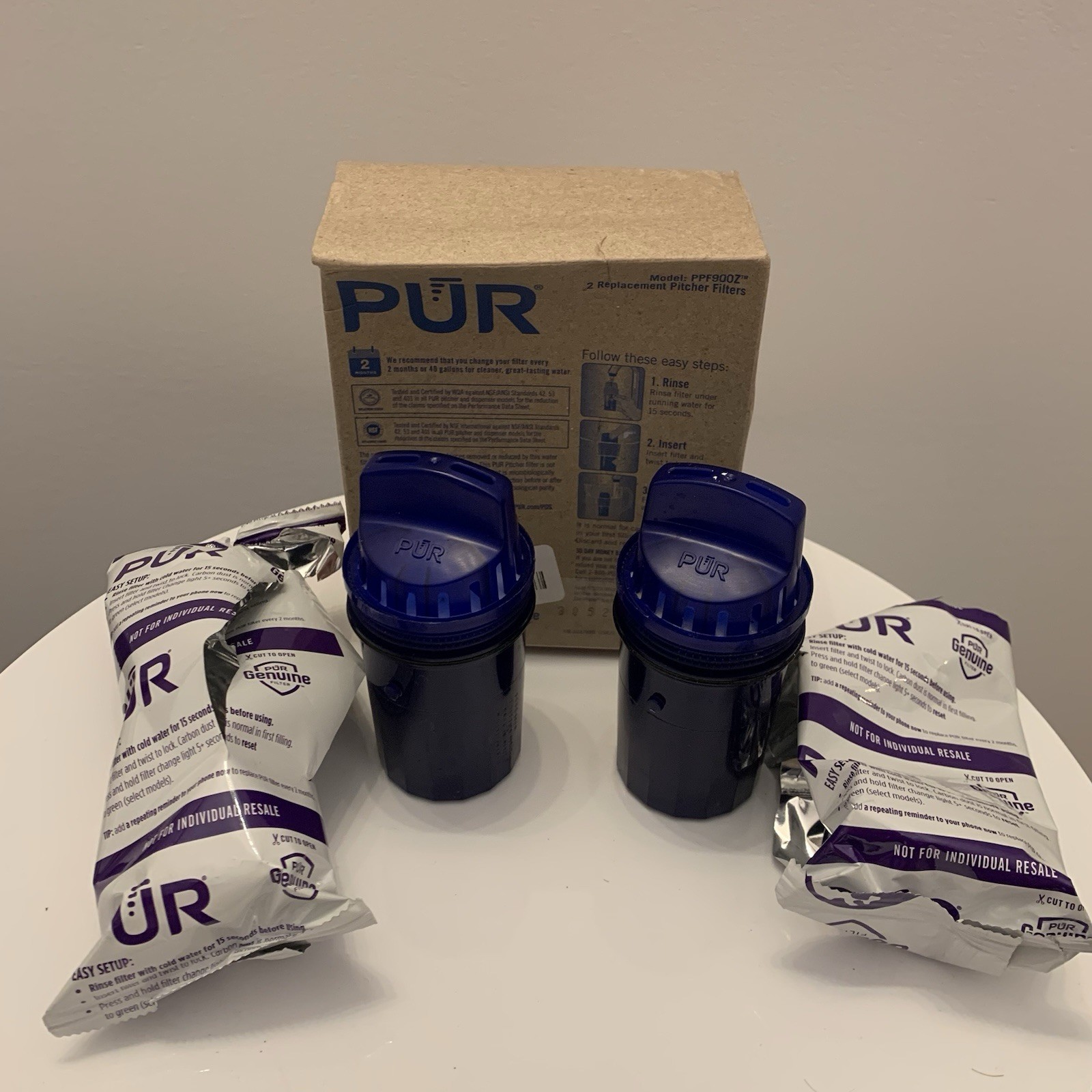 PUR PPF900Z Replacement Water Filter Cartridges -2 Pack Open Box