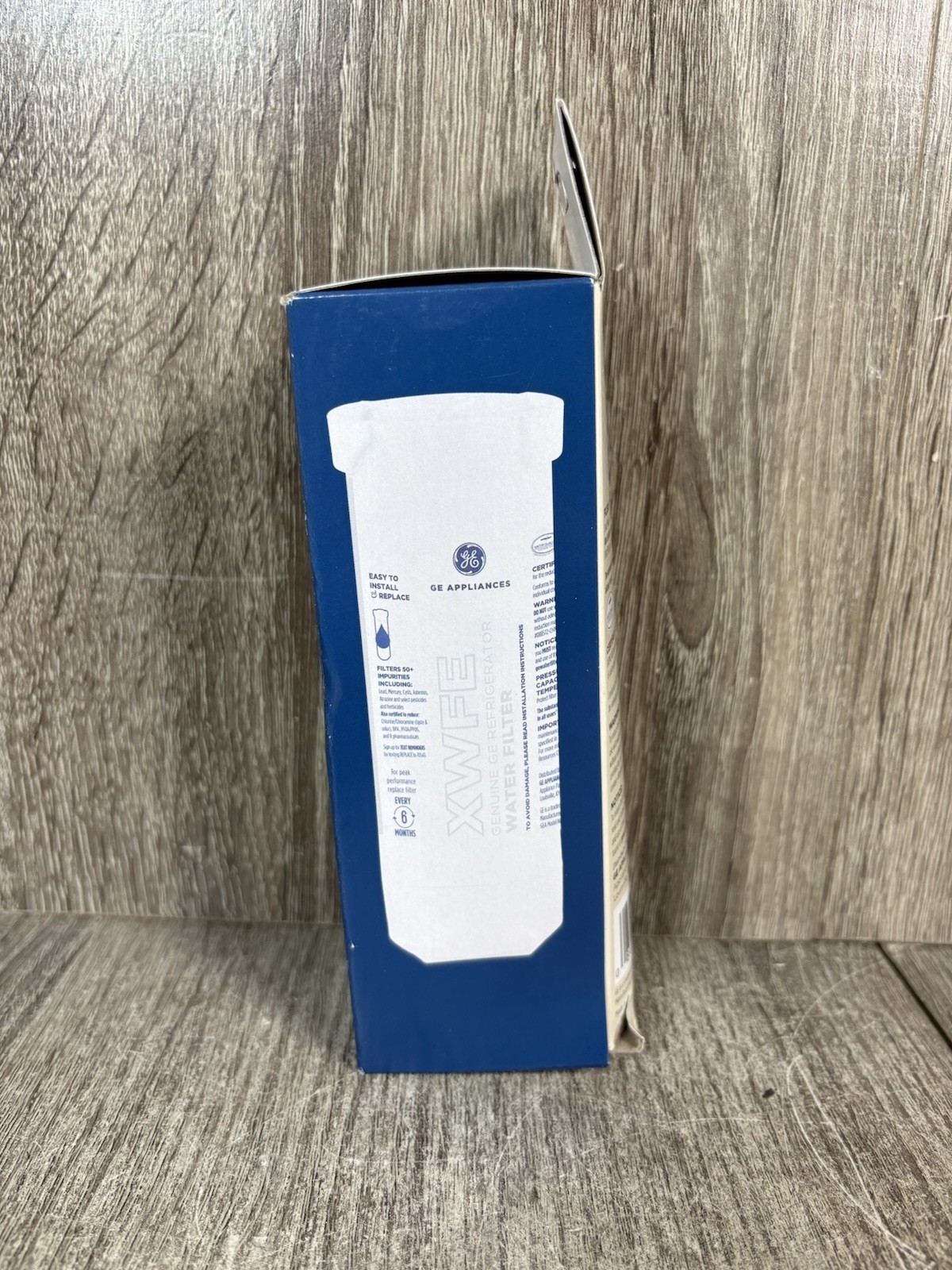 GE XWFE Refrigerator Water Filter Genuine Replacement, New Sealed No Chip