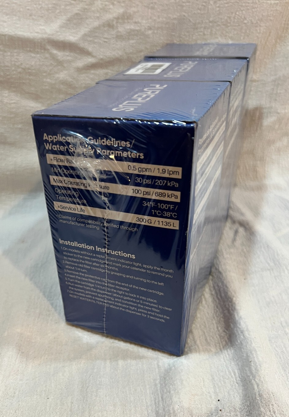 Water Filter Replacement GE XWF Refrigerator PUREPLUS PP-RWF0100 3 pack Sealed