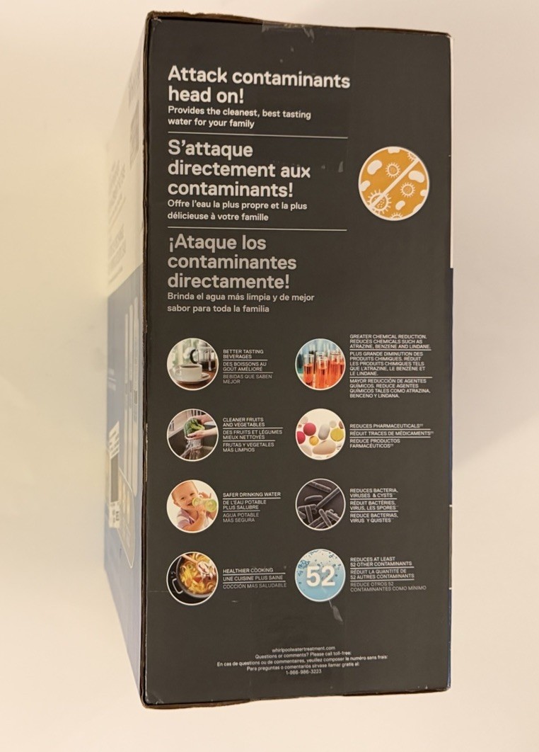 Whirlpool WHEMBF5 Under Sink Water Purifier System & Filters for WHEMB40 SEALED