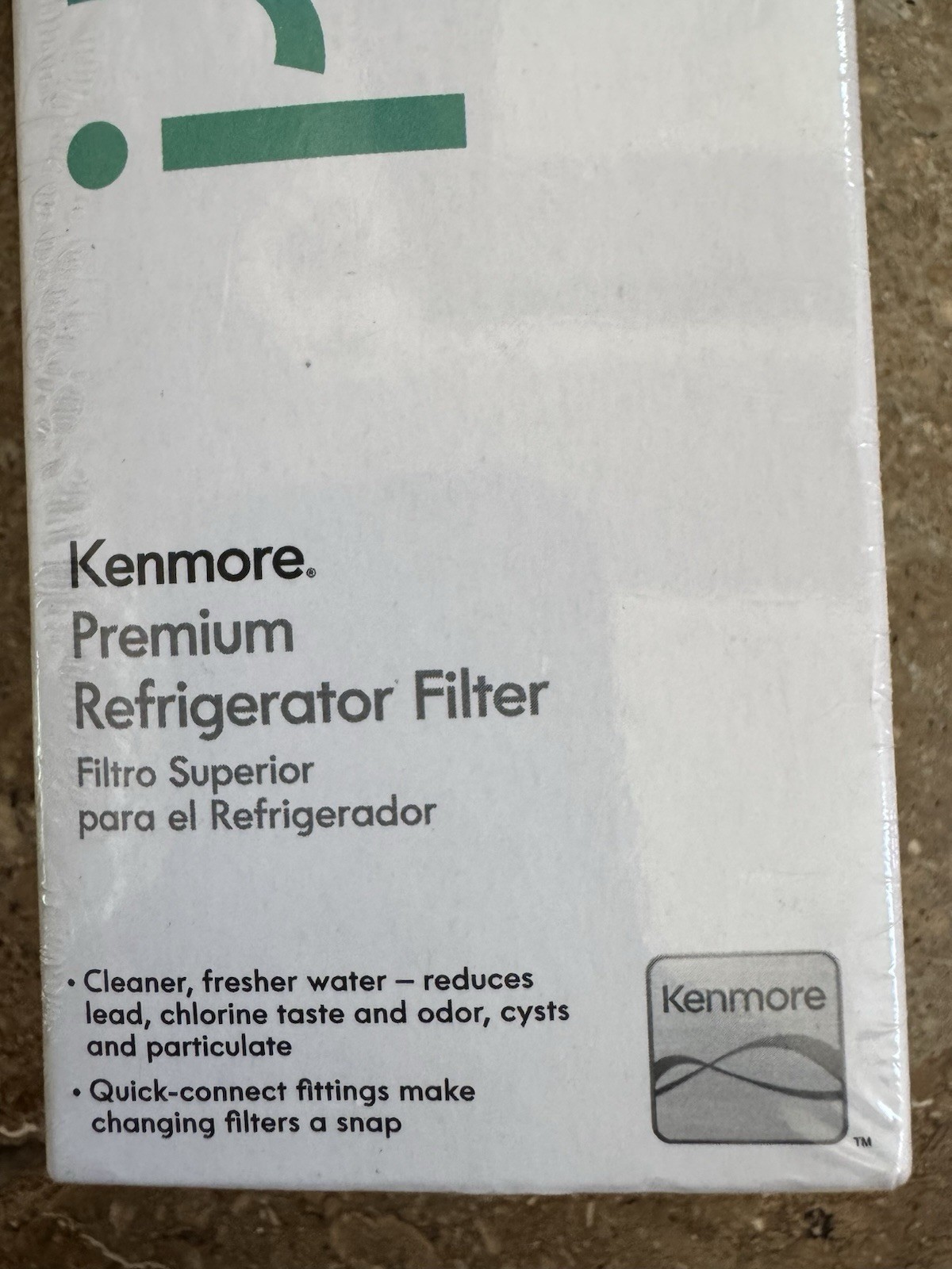 KenmoreClear! Premium Refrigerator Water Filter 46-9990 Brand New Sealed