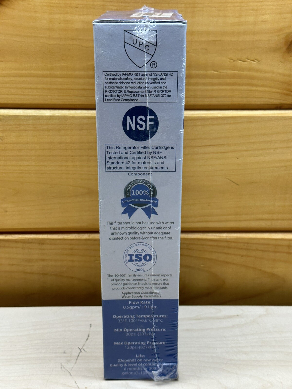 (2) Pack Refresh Refrigerator Water Filter R-GXRTDR-S 0.5-1GPM 30-120PSI 300gal