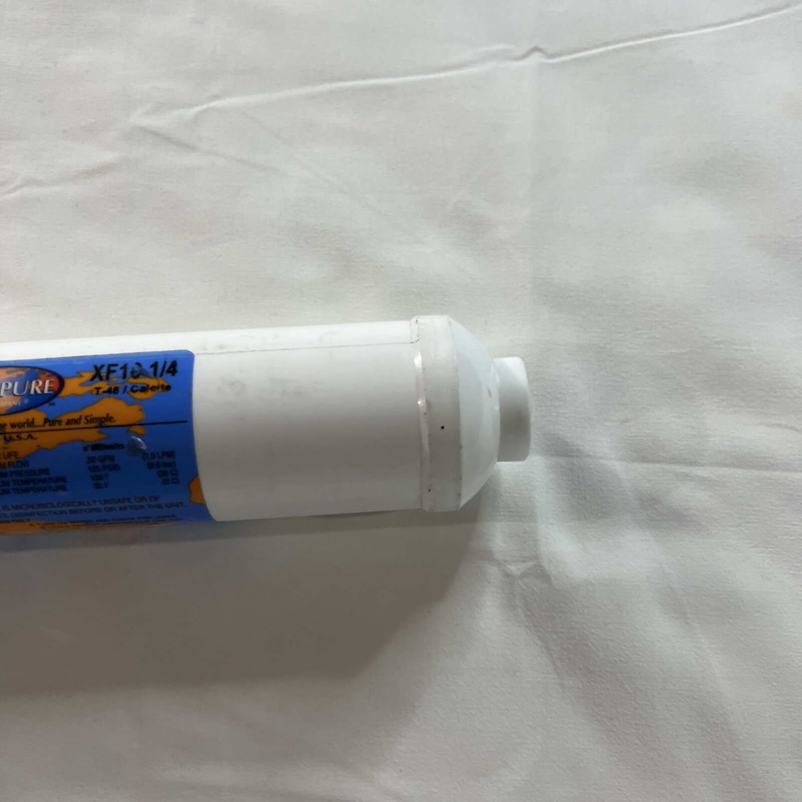Omnipure XF10 All Calcite Acid Neutralizer 10’’ Inline Water Filter 3/8 T-48