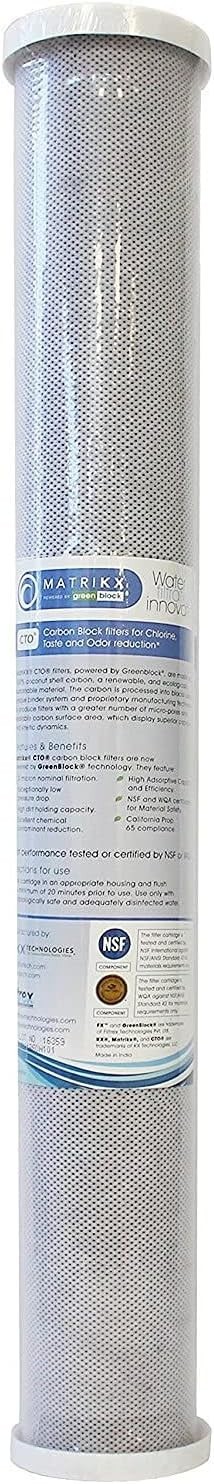 Matrikx 32-250-20 CTO 5-Micron 2.5″ X 10″ Taste/Odor