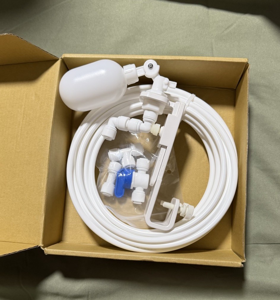 White Water Float Valve Kit w/ Tubing & Fittings, Plastic, Model 6312