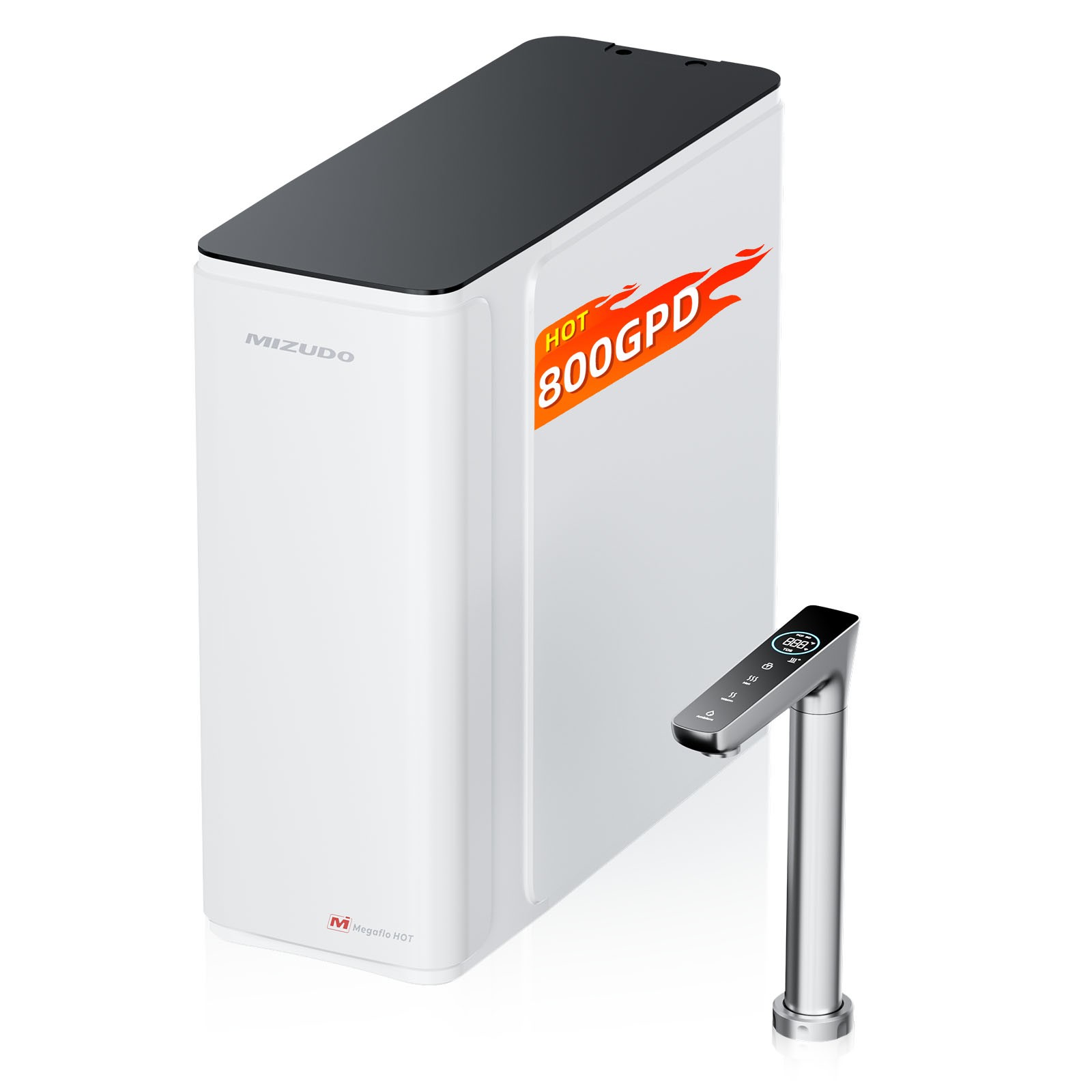 Used- 800GPD Reverse Osmosis System Instant Hot Water Dispenser 10-Stages 2-in-1