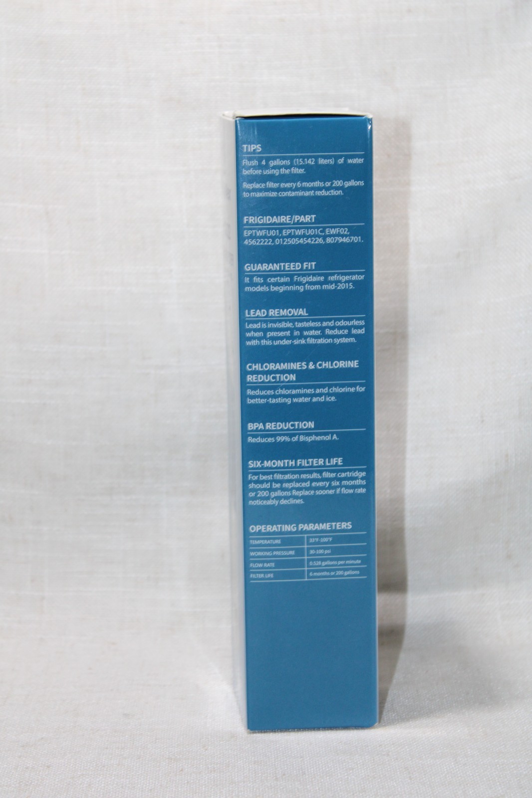 2 PACK PhilyMex PKD022 Water Filter Replaces Eptwfu01/Eptwfu01c/Ewf02 New