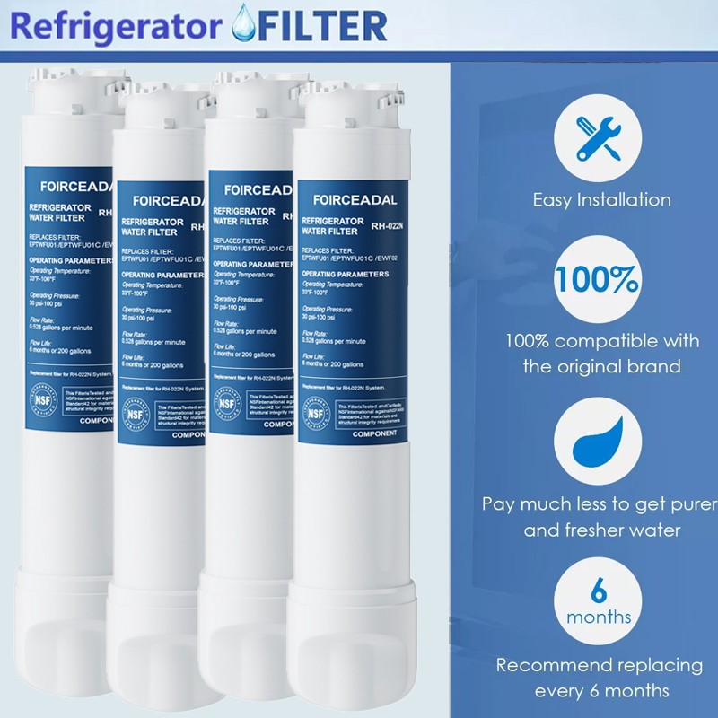 4/2pack for Frigidaire EPTWFU01 PureSource Ultra II Refrigerator Water Filter