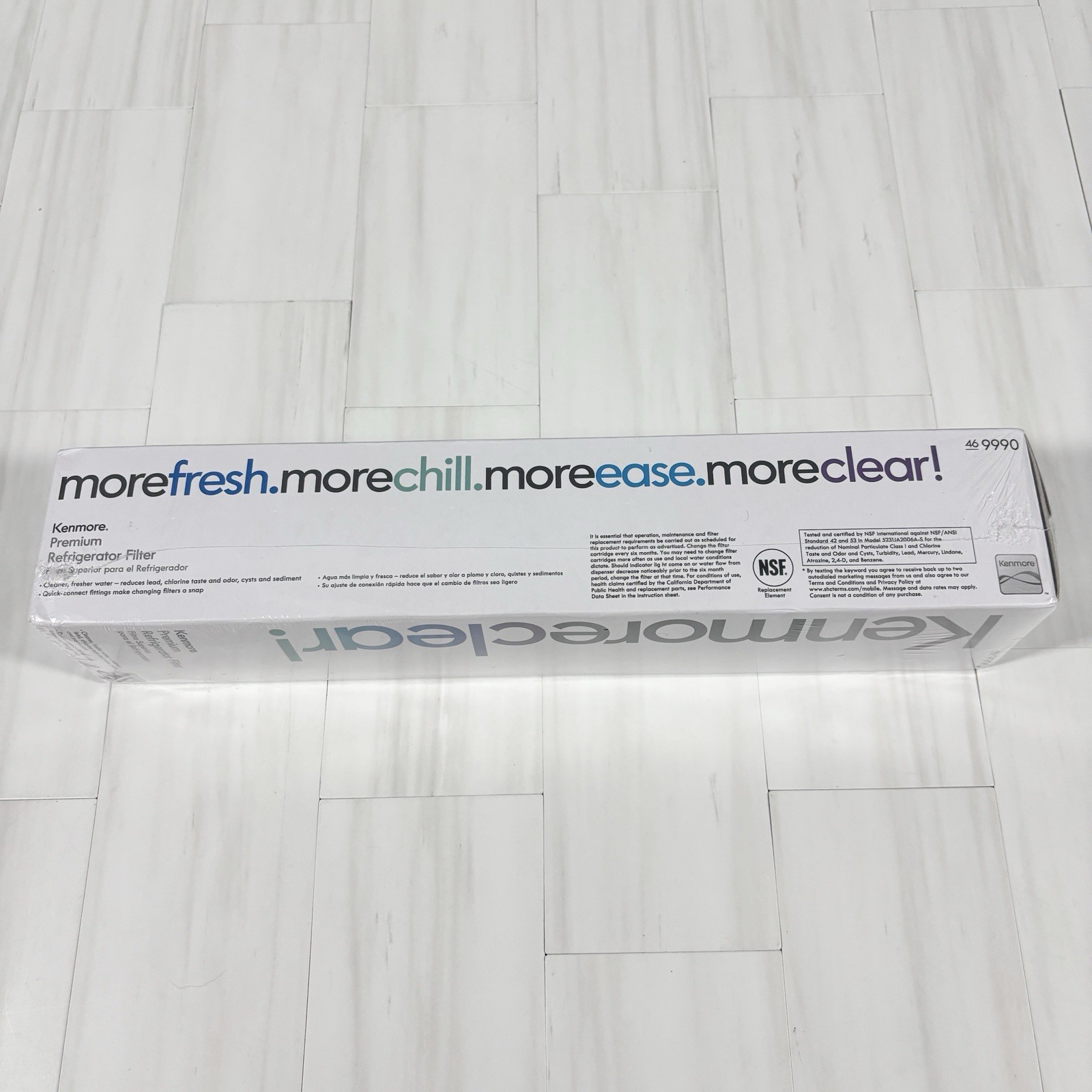 4 NEW Kenmore Clear! 9990 OEM Refrigerator Water Filter Purification Household