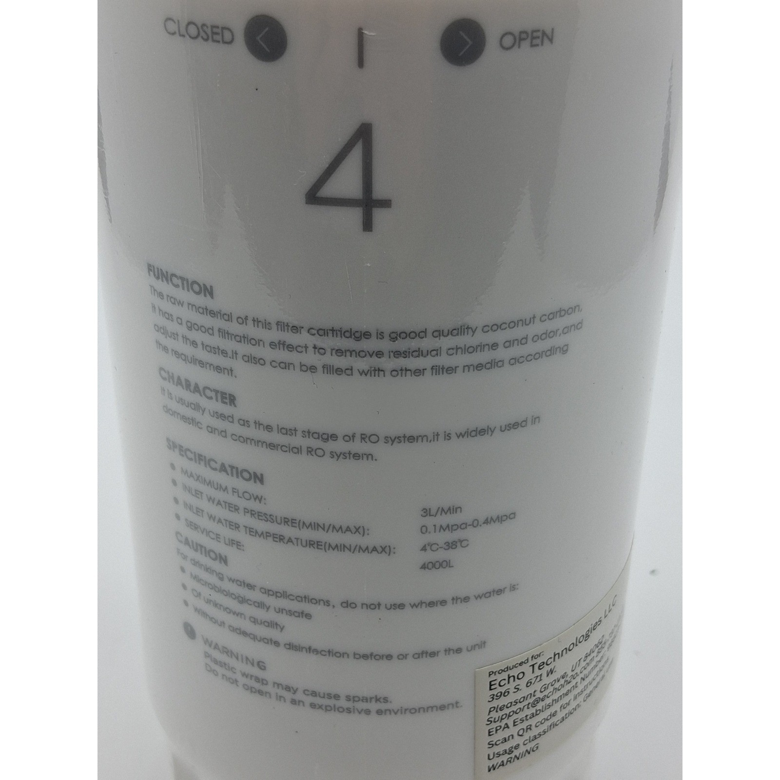 Echo Complete Replacement Filter Set – Contains Filters 1, 2, 3, & 4