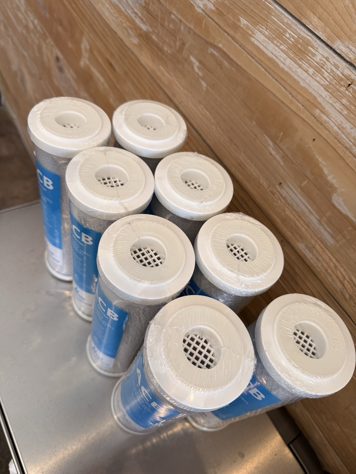 Lot of 8 – Activated Carbon Block Water Filter Replacement – 10” 5 Micron – ACB