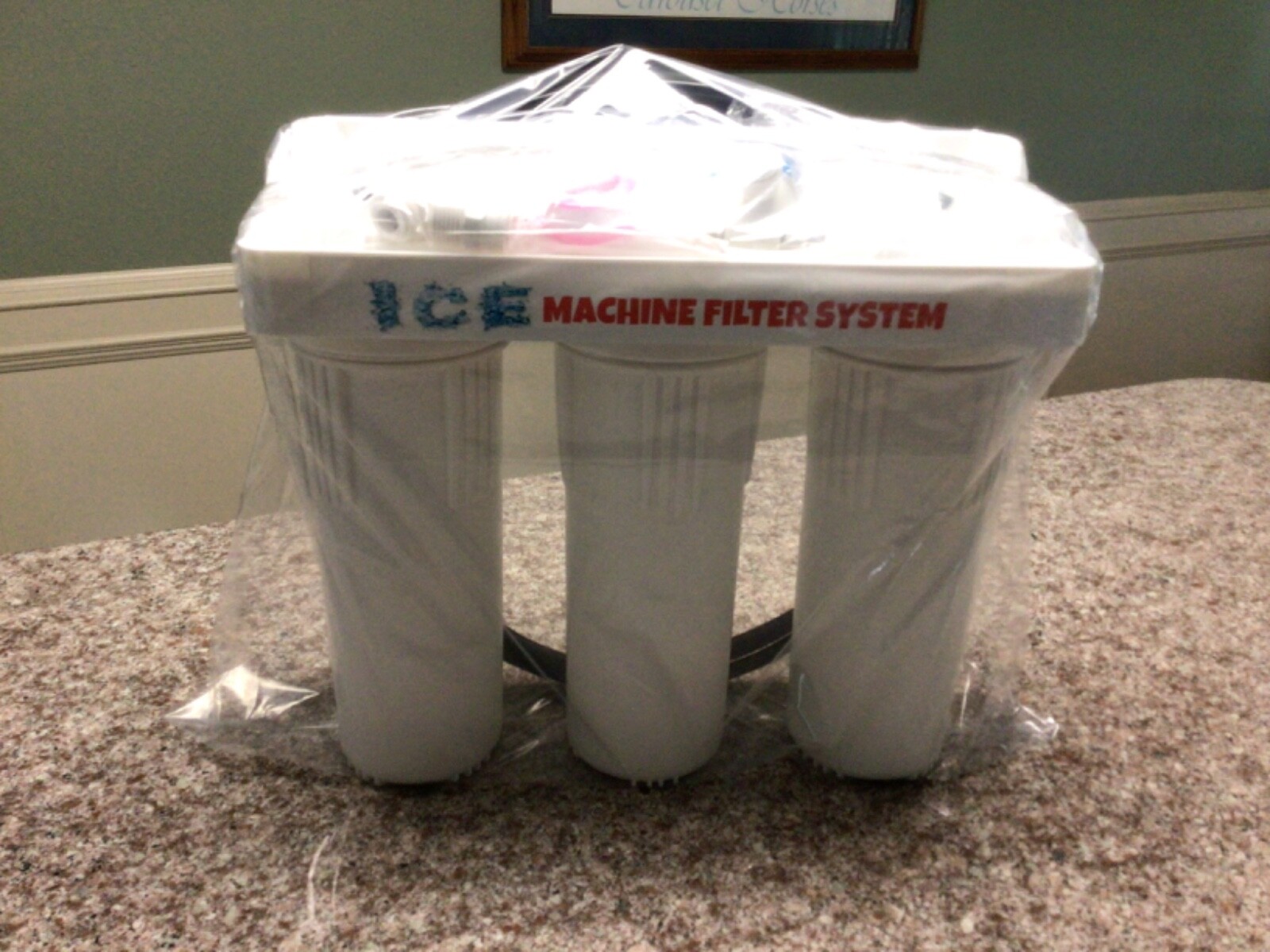 Ice Machine Water Filter Kit Sediment, Carbon, & Resin 3/8 Waterline & Fittings