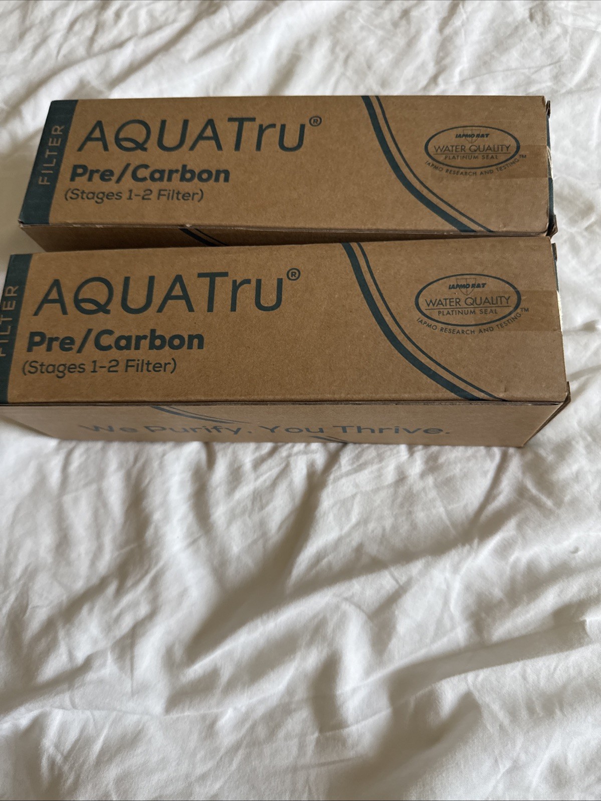 AquaTru Pre/Carbon Water Filter Stages 1-2 (Seling as a Pair)