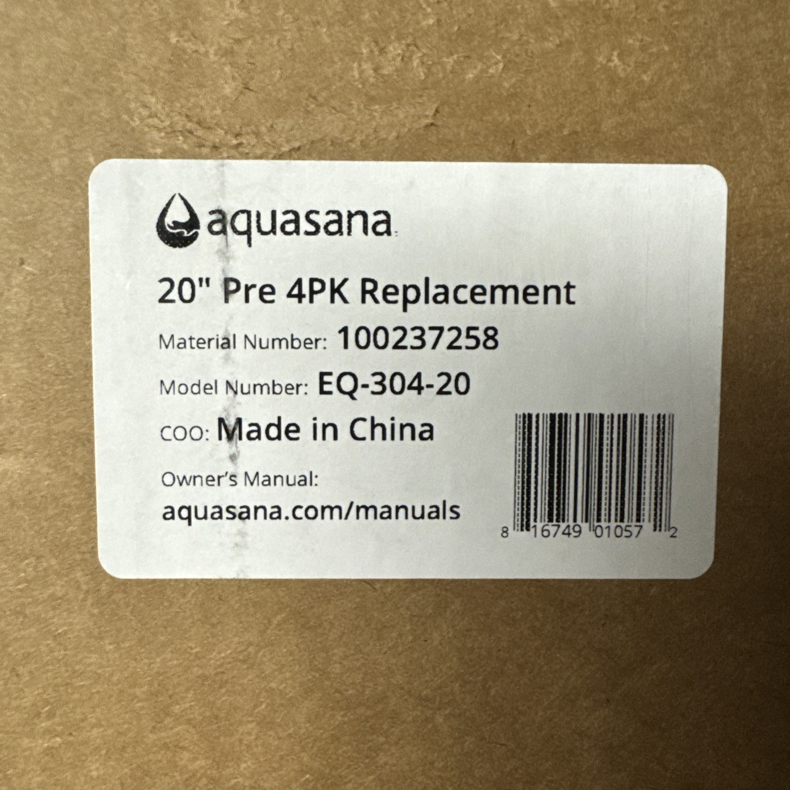 Efficient 20-Inch Sediment Pre-Filters | 4 Count | Genuine Water Protection