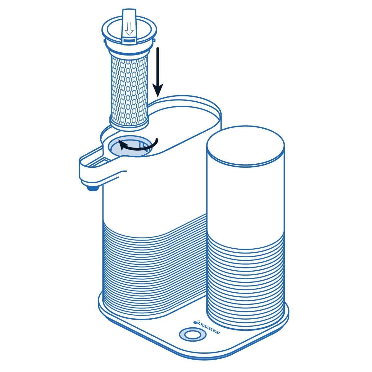 Filter Cartridge for Water Dispenser – 2 Pack