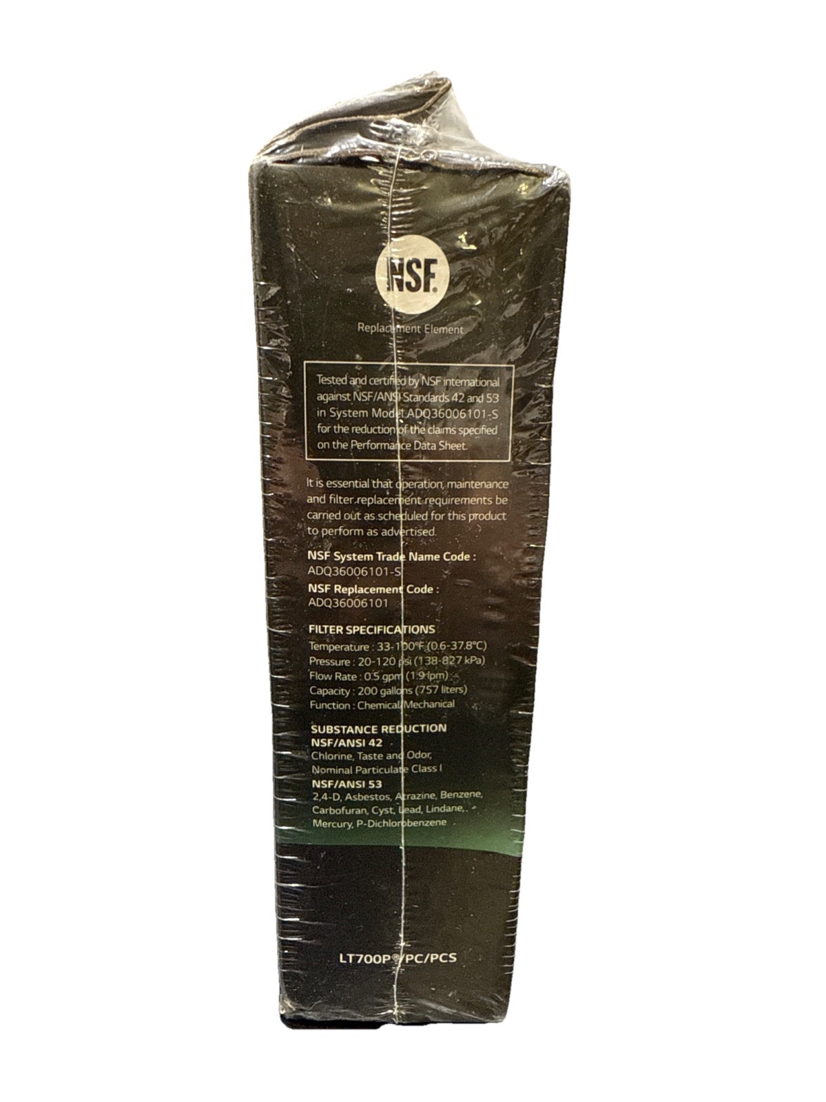 LG LT700P Refrigerator Water Filter 6 Months Replacement | (1-Pack) New