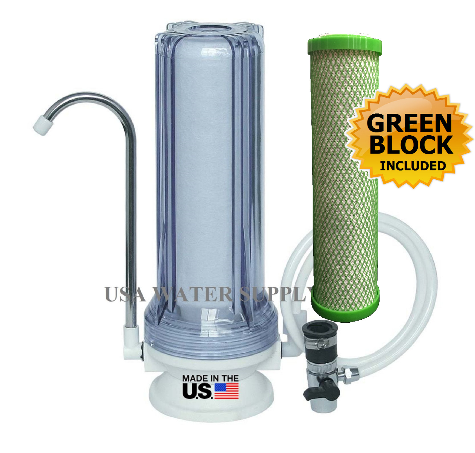 CounterTop Single Stage Drinking Water Filter – Carbon Filter – Complete Unit CL