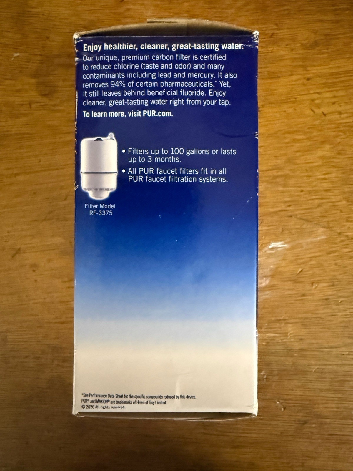 PUR Maxion Basic Replacement Faucet Water Filter RF3375 2 Pack New Sealed