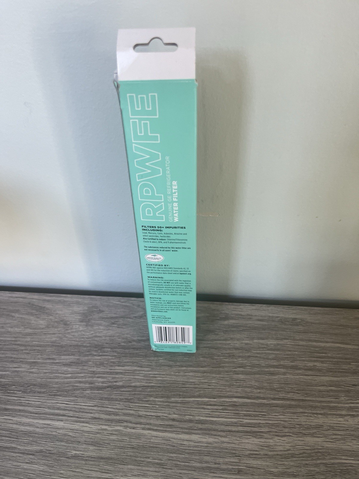 GE RPWFE Refrigerator Water Filter Genuine GE Appliances Replacement Cartridge