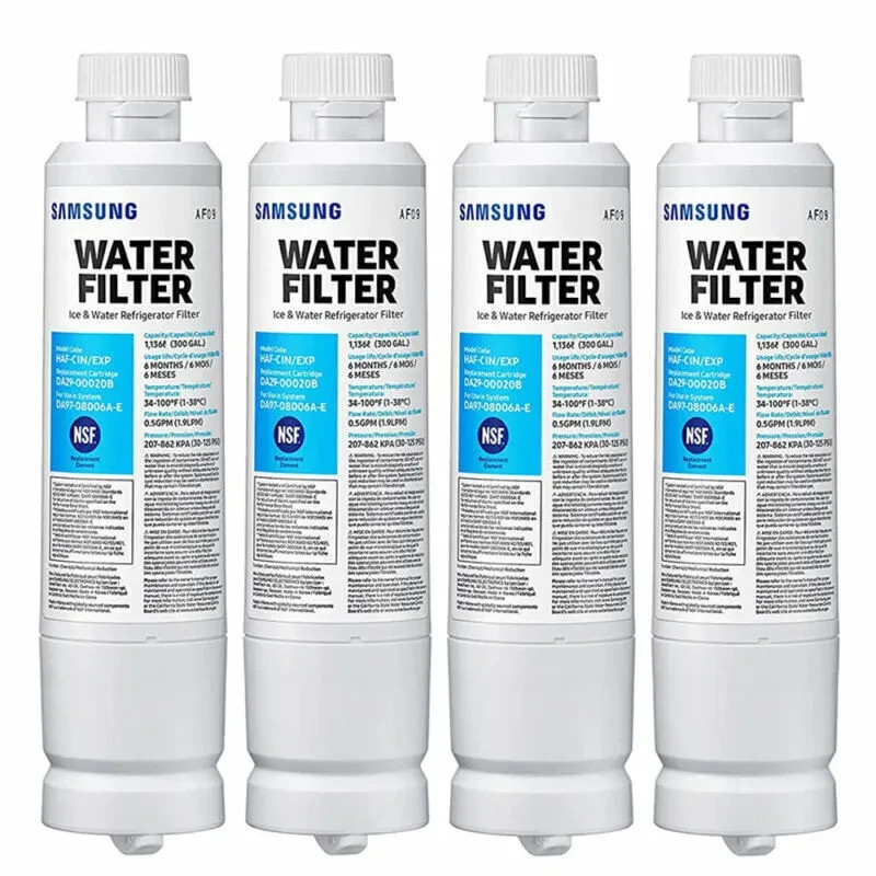 4 PACK New Genuine Samsung DA29-00020B HAF-CIN/EXP Refrigerator Water Filter US