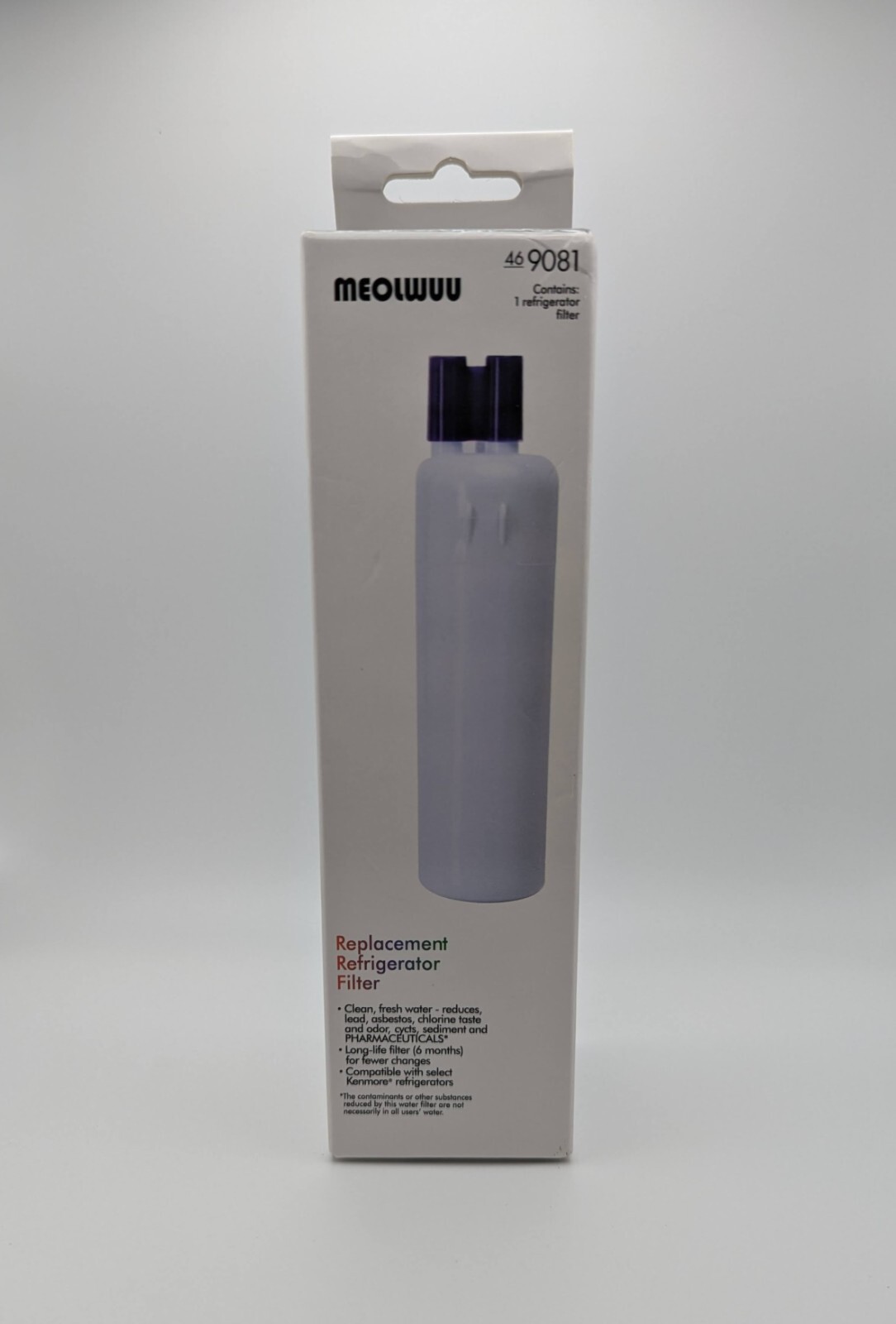 Meolwuu 9081 Replacement Refrigerator Water Filter 46-9081 NIB Free Shipping B6