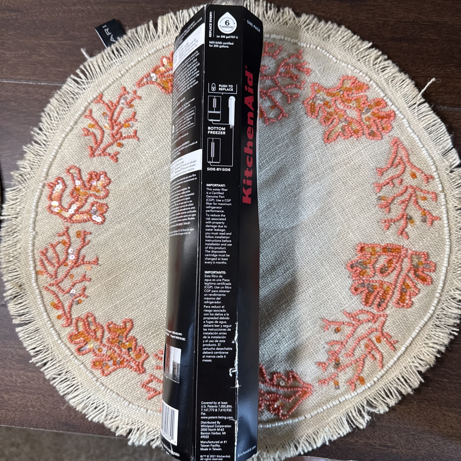 Everydrop Replacement ICE & WATER Refrigerator Filter #3 New Taiwan