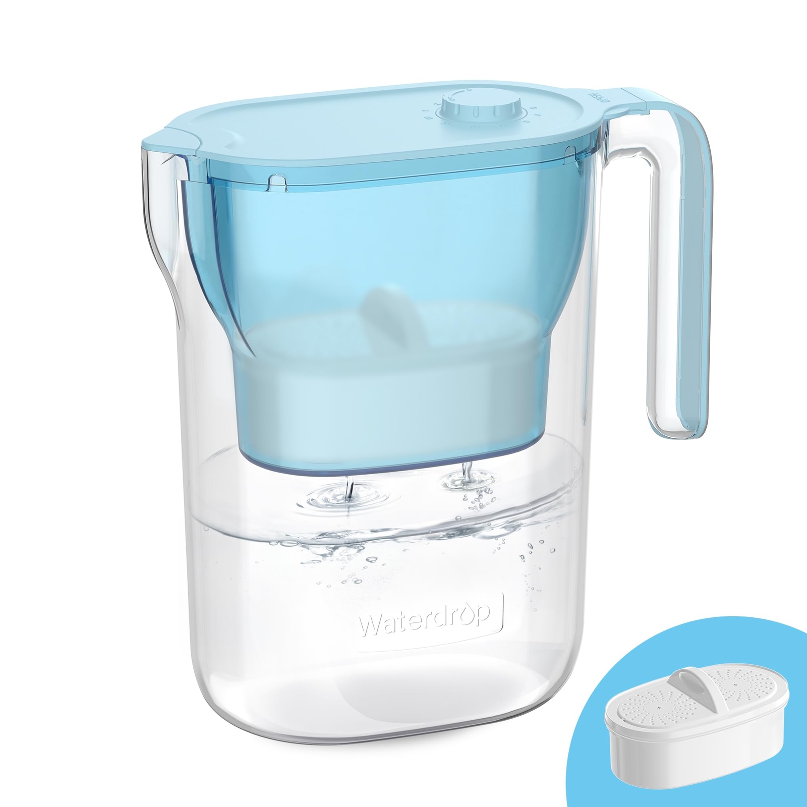 200-Gallon Long-Life Water Filter Pitcher,NSF Certified Water Purifier