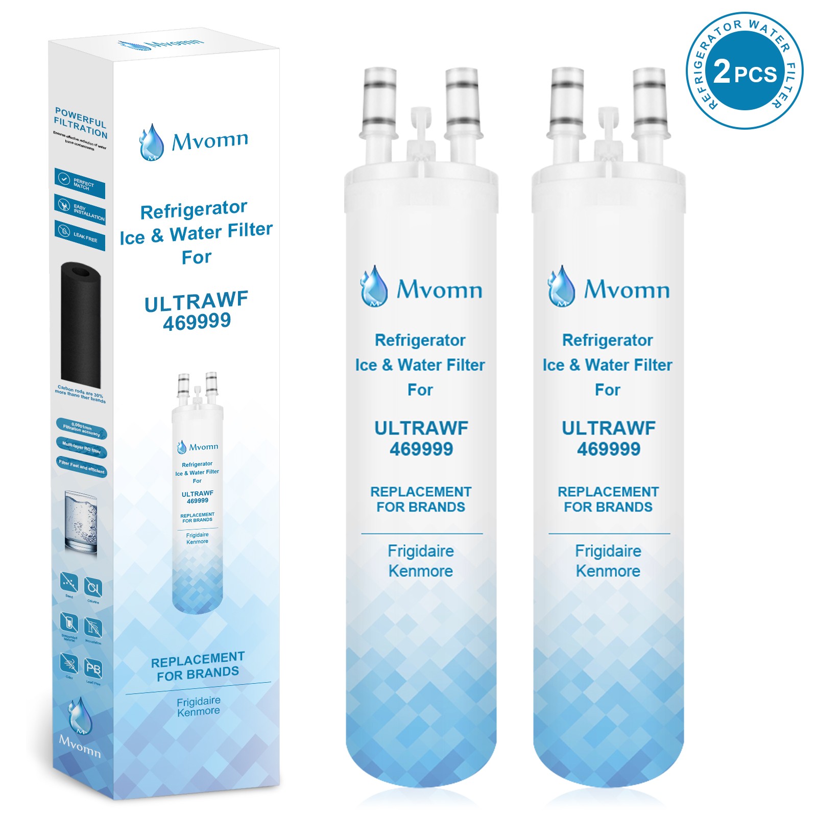2 Pack ULTRAWF Frigidaire Ultra PureSource Refrigerator Water Filter NEW