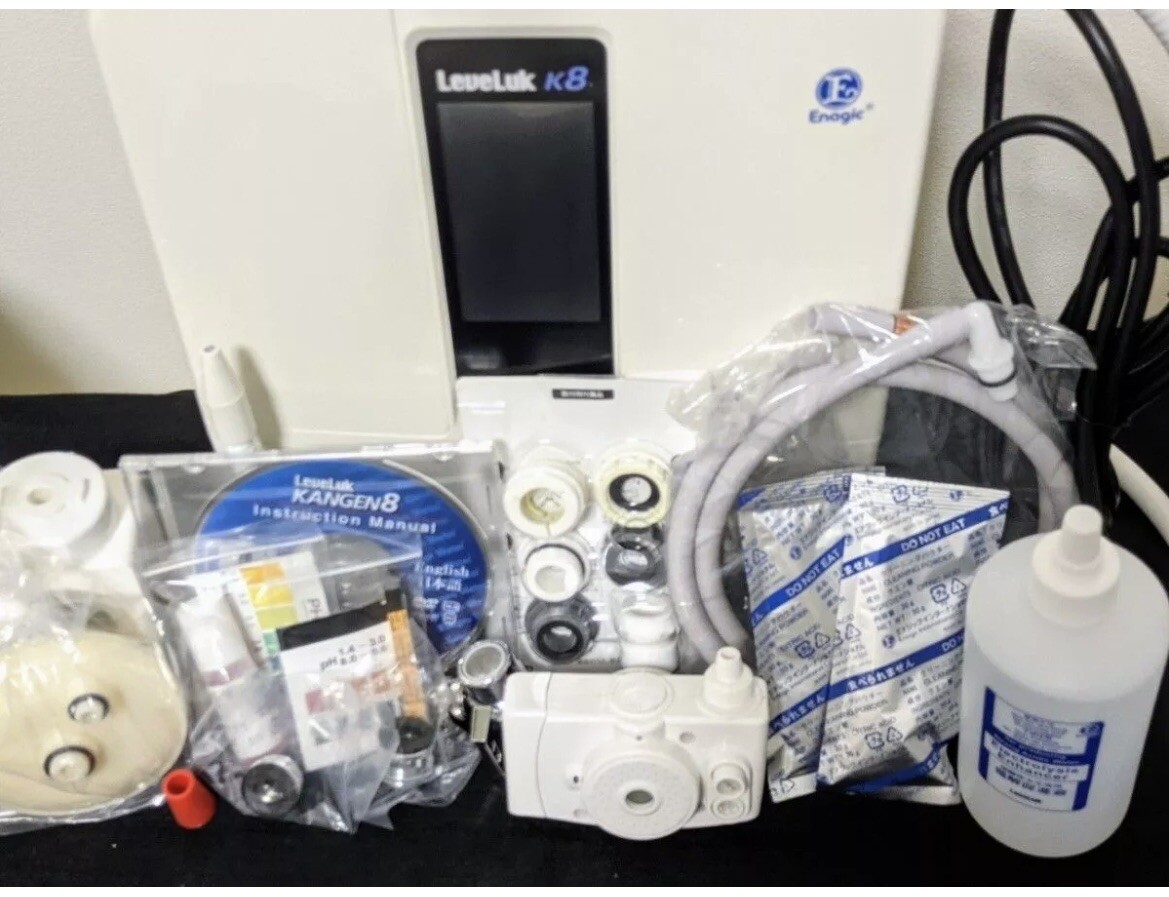 Enagic Kangen Alkaline Water Filtration Ionizer Machine LeveLuk K8 New in Stock