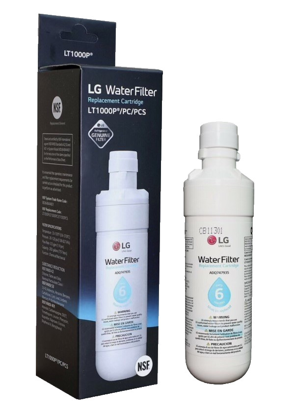 Genuine OEM LG Water Ice Filter Replacement Cartridge LT1000P/PC/PCS NEW Sealed
