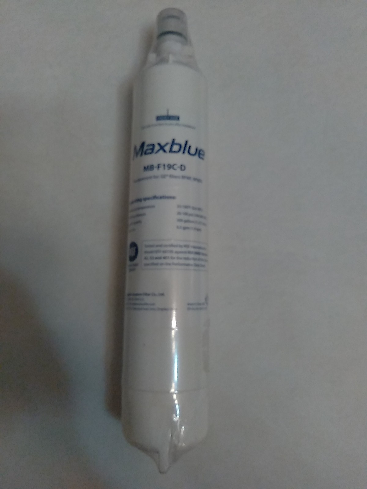 Maxblue MB-F19C-D Refrigerator Water Filter Replacement for GE RPWF RPWFE