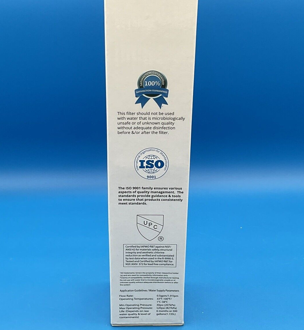 REFRESH R-9990 Refrigerator Water Filter Replacement LG Kenmore NEW Free Ship!