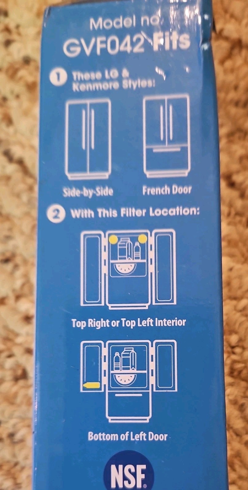 Great Value Replacement Water Filter LG Models LT800P 6 months 300gallons (d2)
