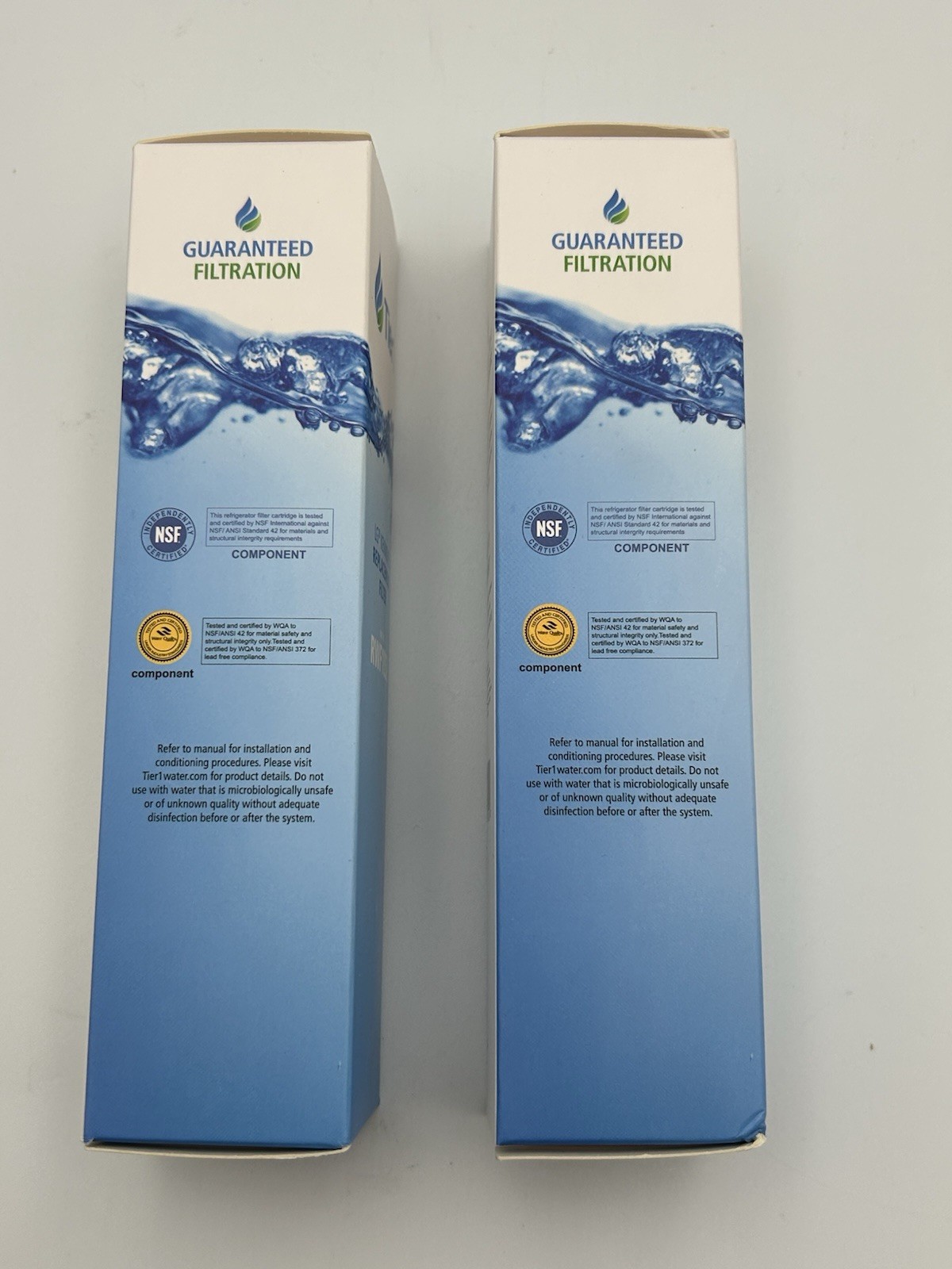 2 New Tier1 RWF1052 Refrigerator Water Filter Cartridge LG Kenmore Replacement
