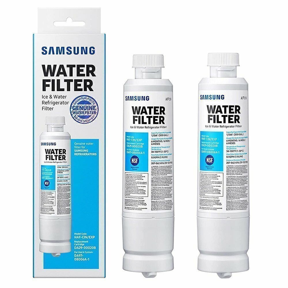 USA 2 PACK Genuine Samsung DA29-00020B HAF-CIN/EXP Refrigerator Water Filter