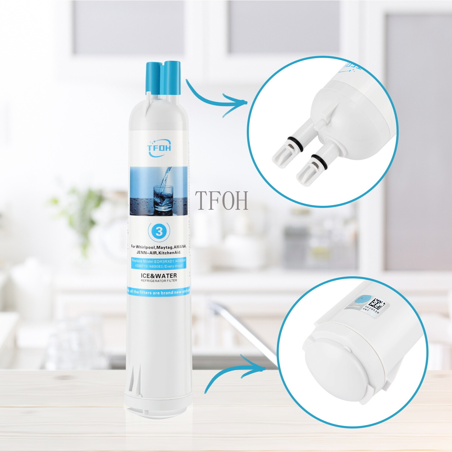 4Pack For Kenmore 9083 Refrigerator Cartridge Water Filter 469083 9020 9030 USA