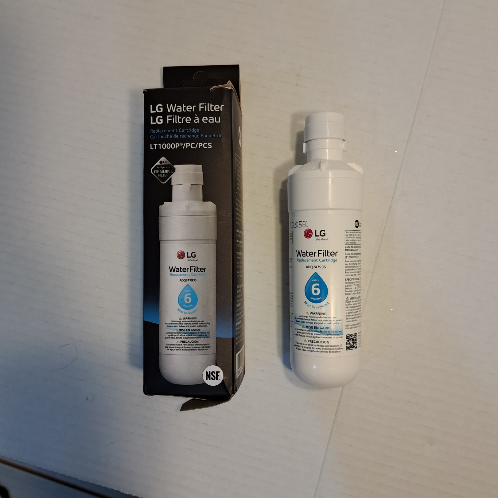 LG LT1000P 6Month / 200Gal Capacity Replacement Refrigerator Water Filter…