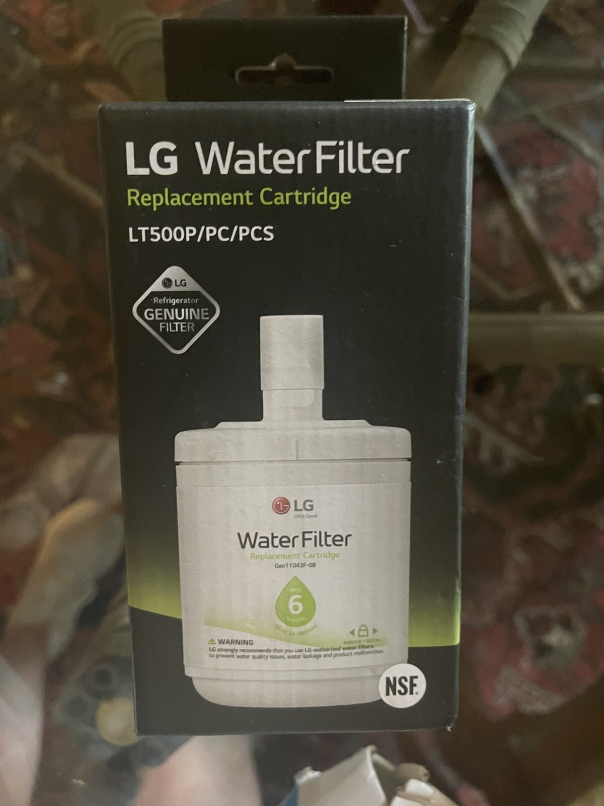 LG Water Filter LT500P Replacement Cartridge Name brand in original package
