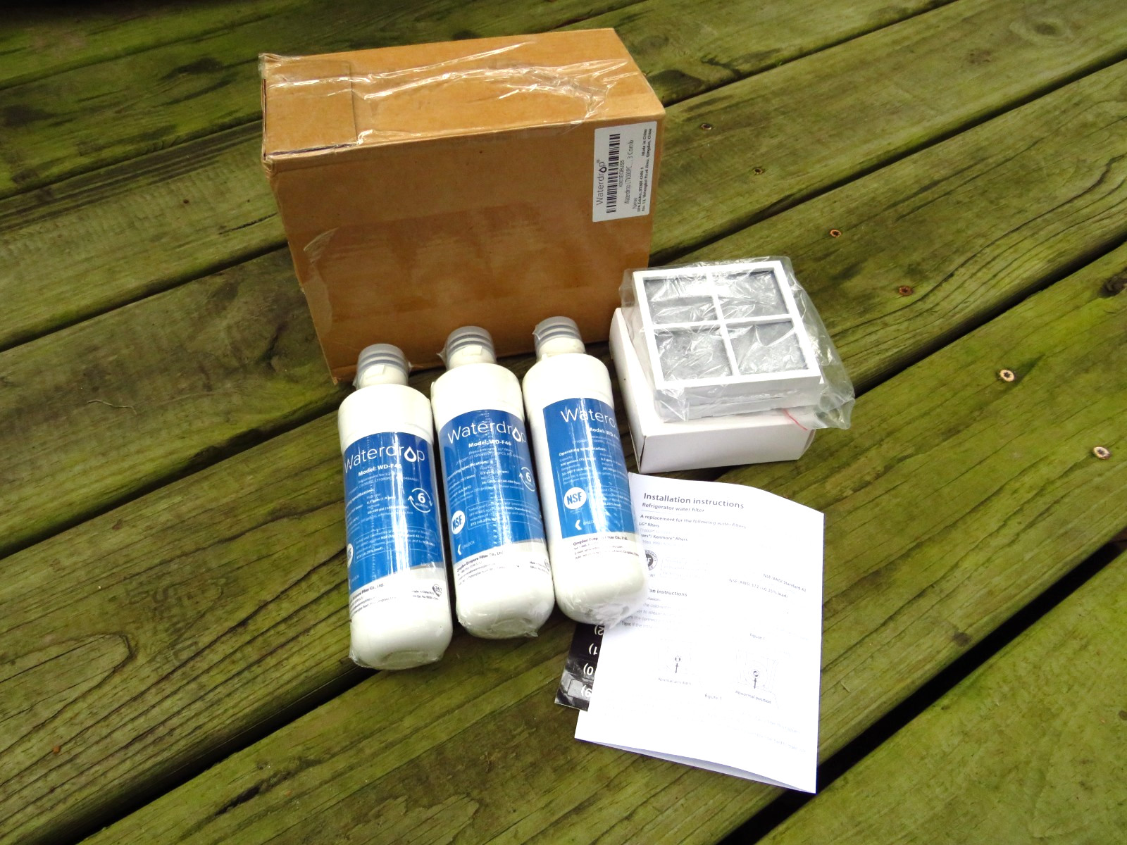 Lot of 3 Waterdrop refrigerator Filters WD-F46