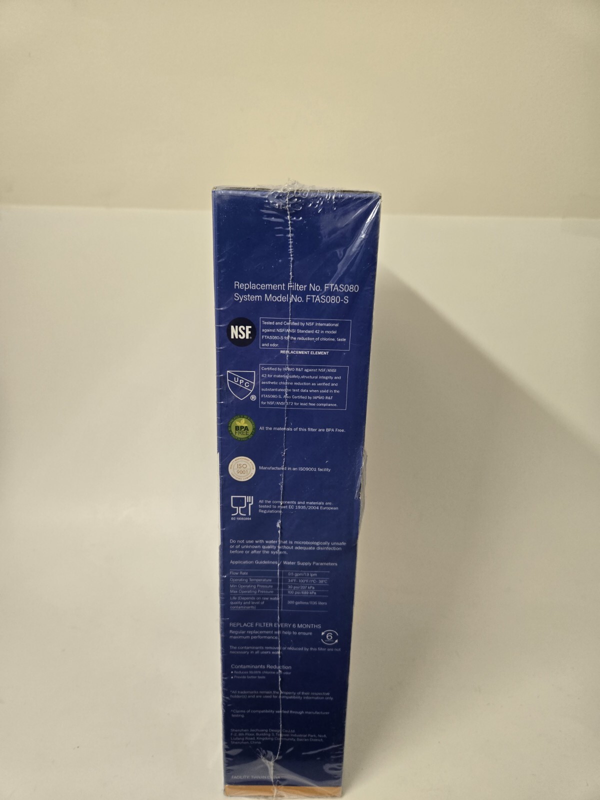 3 Fiitas Refrigerator Water Filter FTAS080 Replaces LG LT600P / Kenmore 469990